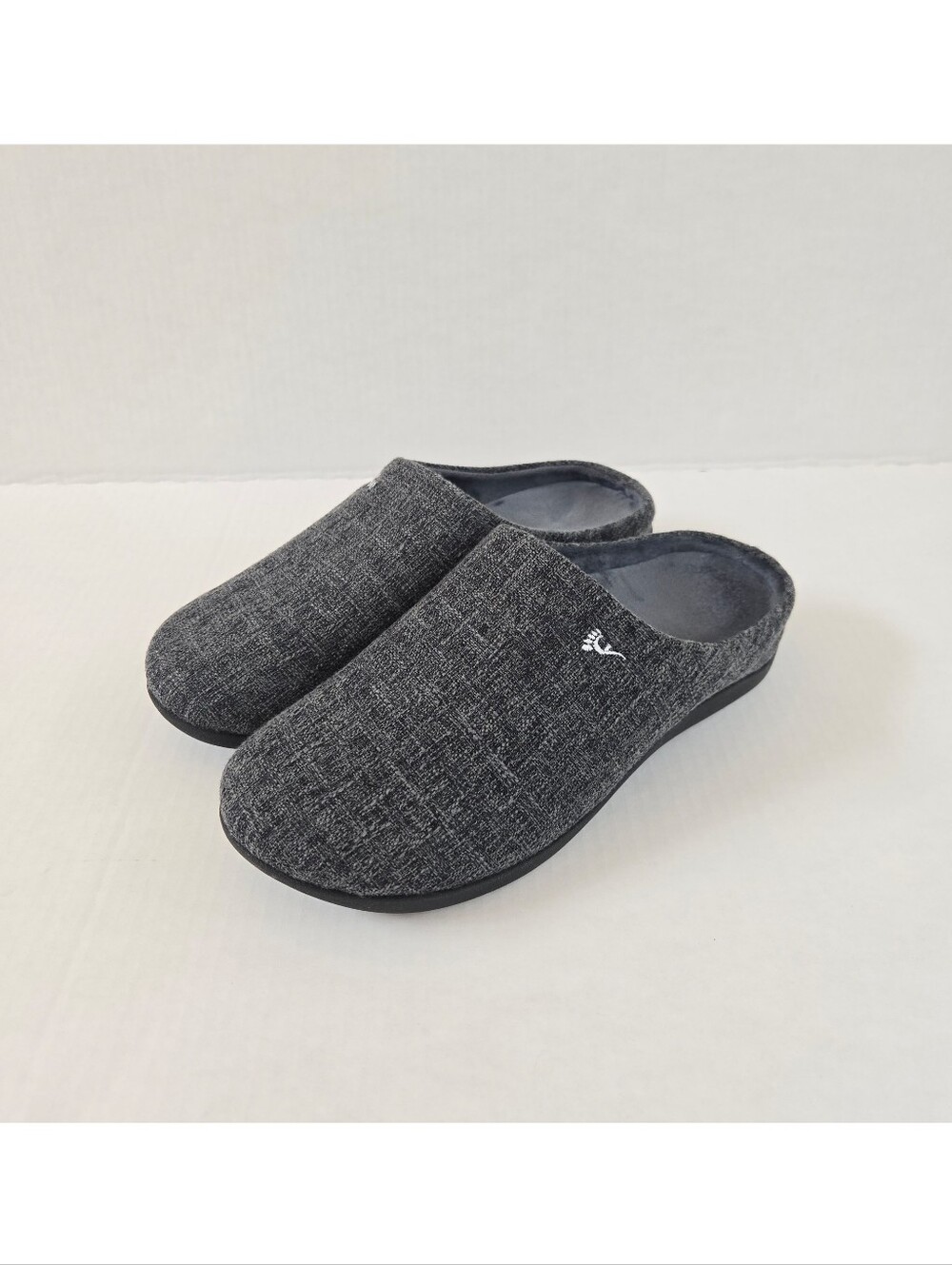 ERGOfoot Orthopedic Arch Support Slippers Gray Women’s 9 Men’s 8